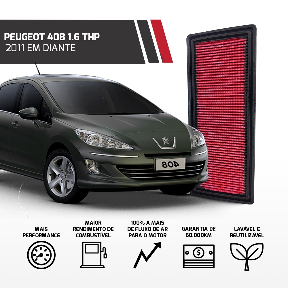 Filtro Esportivo Inbox Peugeot Citroën Mini 1.6 Thp 2011 +