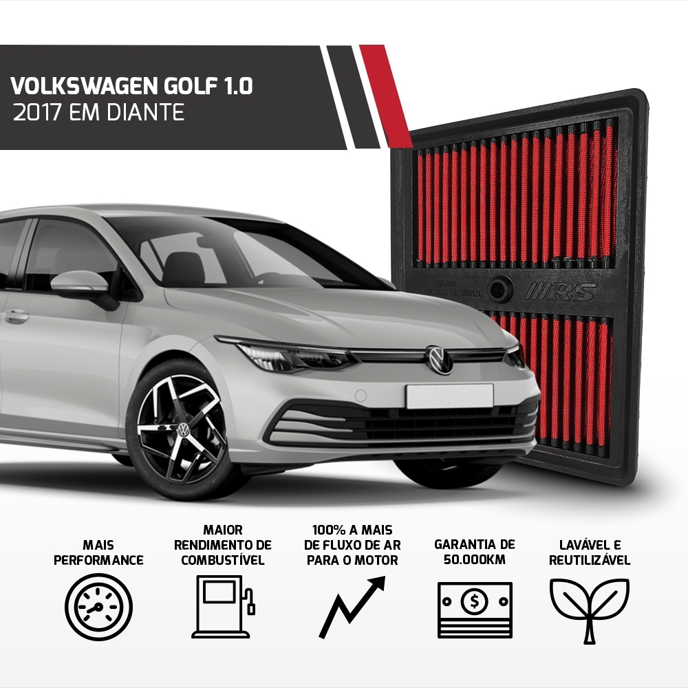 Filtro De Ar Esportivo Inbox Up - Polo - Golf Tsi 1.0