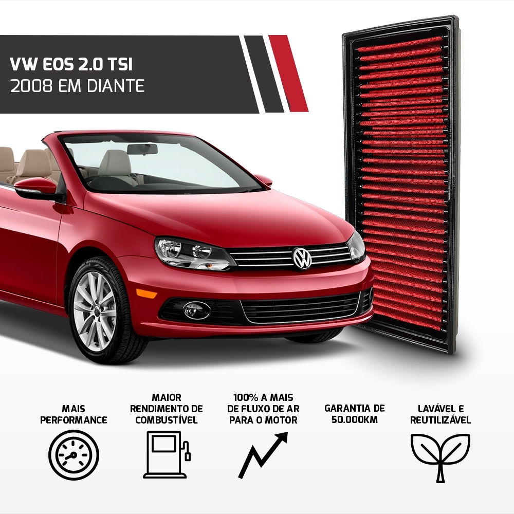 Filtro De Ar Inbox Vw Tiguan Fusca Jetta Passat 2.0 Tsi
