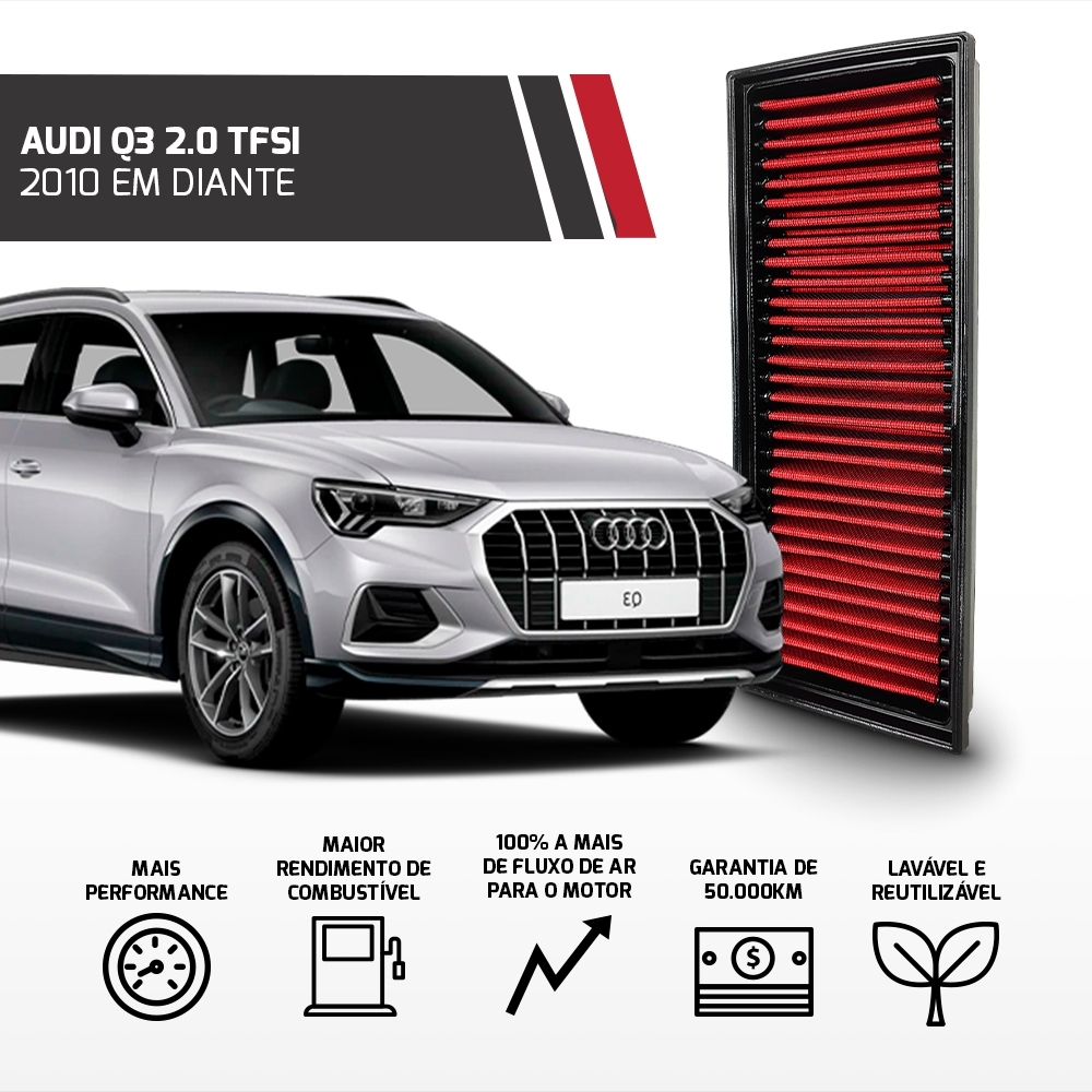 Filtro De Ar Inbox Vw Tiguan Fusca Jetta Passat 2.0 Tsi