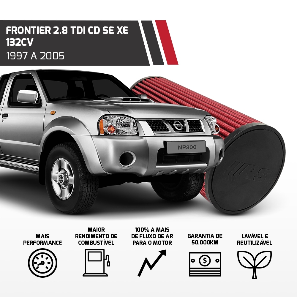 Filtro Esportivo Chevrolet S10 Blazer 1995 Até 2012