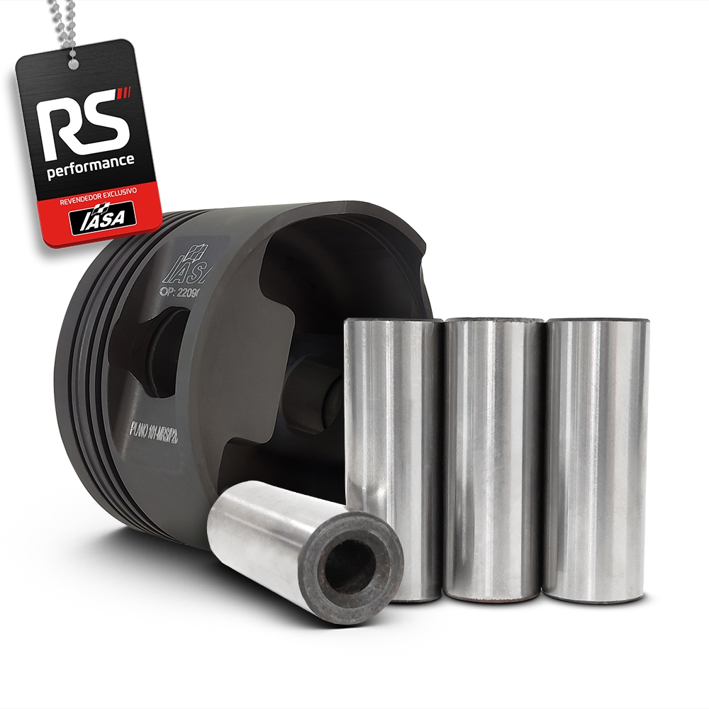 4 Pistão Forjado Plano Iasa Ap 1.9 8v 1000cv + 4 Pinos 20mm