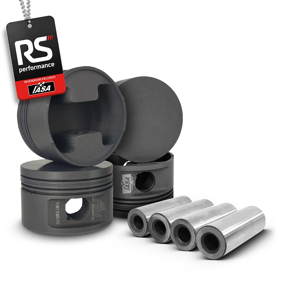 4 Pistão Forjado Plano Iasa Ap 1.9 8v 1000cv + 4 Pinos 20mm